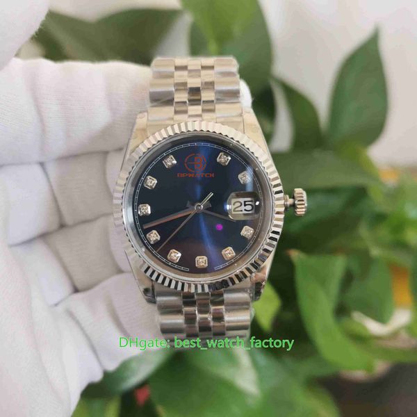 

bp maker watches 36mm 41mm datejust 126334 diamond president sapphire glass asia 2813 movement mechanical automatic mens watch men's wr, Slivery;brown
