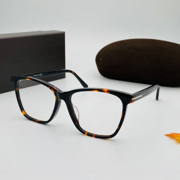 

optical eyeglasses for men women retro 5762 style anti-blue glasses light lens plate full frame with box, White;black