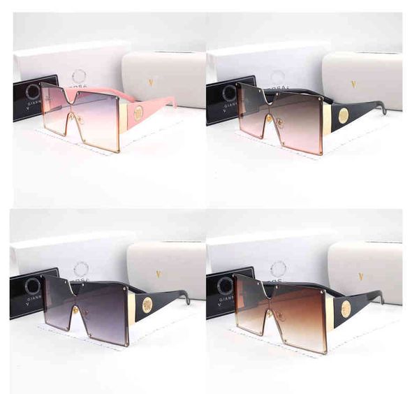 

designer versage sunglasses cycle luxurious casual fashion woman mens large frame vintage european and american trend vintage baseball sport, White;black