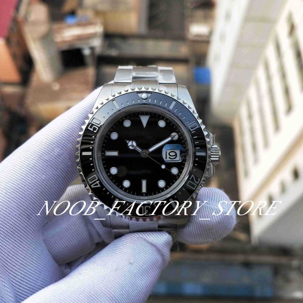 

men size watch bp factory 2017 version 126600 automatic movement black dial stainless steel strap sapphire glass 43mm swimming dive watches, Slivery;brown