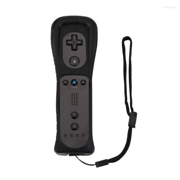 Oyun Denetleyicileri Joysticks H052 Kablosuz Gamepad Wii uzaktan kumandası için silikon kasa ile hareketsiz joystick artı Phil22