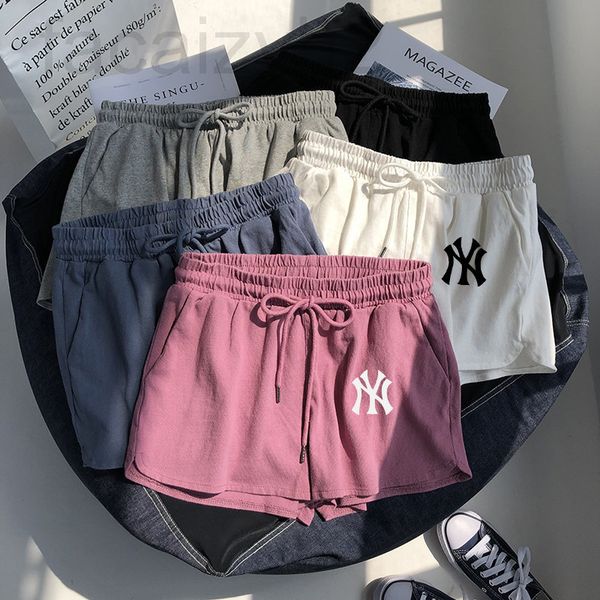 

women's pants & capris designer [65 / 35 fish scale cloth]high waist elastic sports leisure yoga women's shorts o8us, Black;white