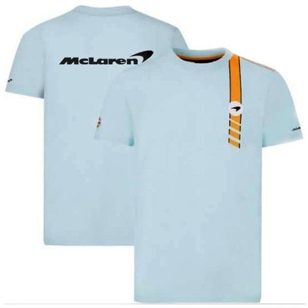 

fashion men's luxury mclaren f1 t shirts daniel ricciardo official carlos sainz formula racing suit sports t-shirt loose women tees al, White;black