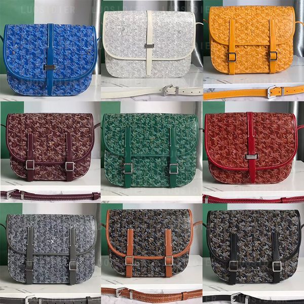 

belvedere shoulder bag new buckle postman leather messenger bag crossbody women purse wallet goya bag small medium size