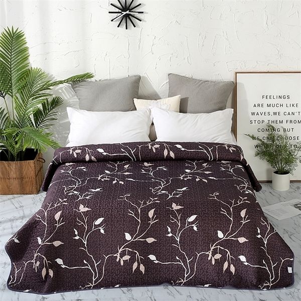 New Solid Black print Copriletto Trapunta estiva Coperta Consolatore Copriletto Quilting Tessili per la casa Adatto per bambini adulto #sw T200901