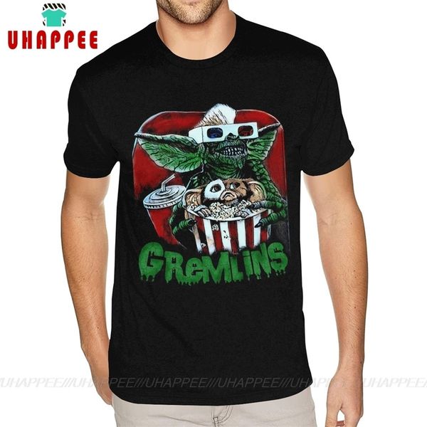 

purple movie gremlins gizmo monster gremlin shirt men design your own short sleeved full cotton black crew neck tee shirt 220429, White;black