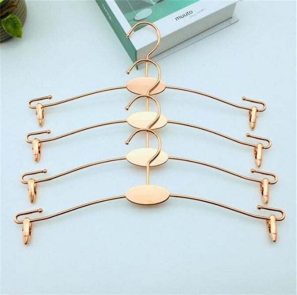 Nicht-Schlupf-Unterwäsche-Rack-Rack Metal Hanger Roségold Bekleidungsgeschäft BH Clips Mode exquisite bardische kreative neue Stil Fy3731 F0526Q01