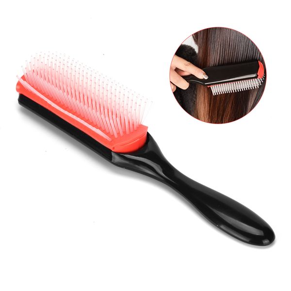 

silicone hair comb massage comfortable and durable 1pc, Silver