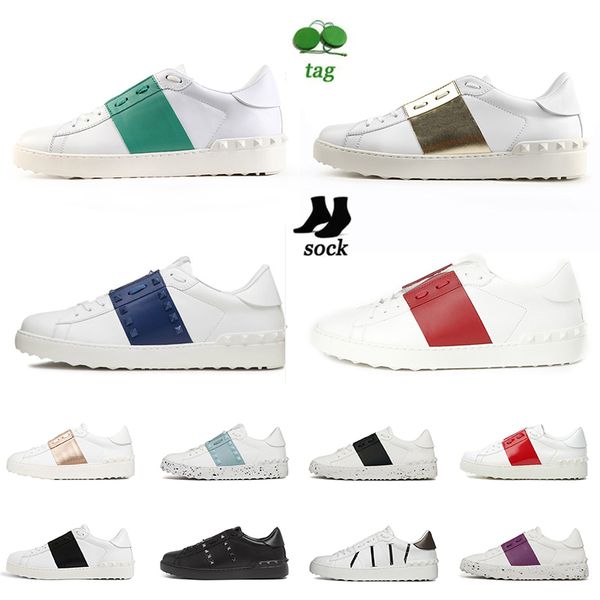 SCARPE VALENTINO AUTENTICHE BRANDE LUSSO SCARPE CASUALI PER CASA PER CAMBIAMENTO VERDE TRIM GRANGE PELLA DI PELLA DI CAGNO DI PELLA DI NACK BLACIO ROSSO ROSSO ROSSO ROSSO ROSSO UMANE DONNA PLATTO GRPH