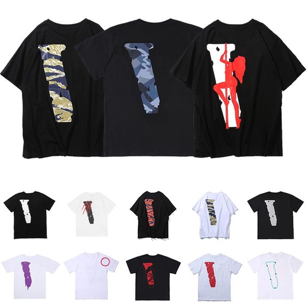 

mens womens big v designer print t shirts printed fashion shirts man t-shir282m, White;black