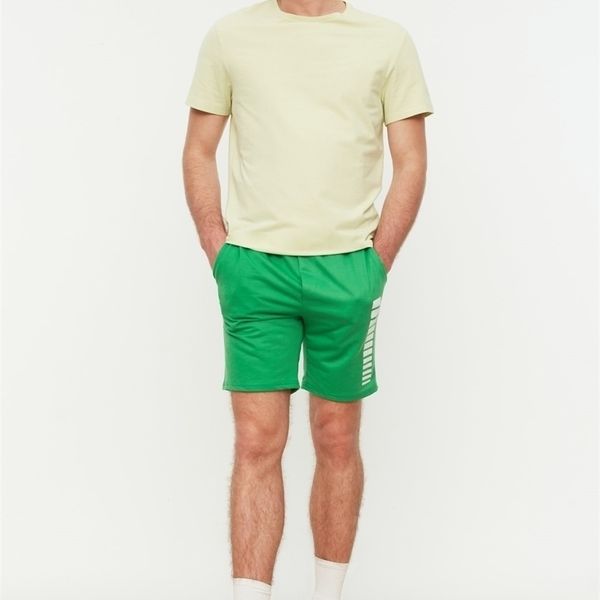 

trendyol men 's regular fit shorts & bermuda tmnss21sr0137 220318, White;black