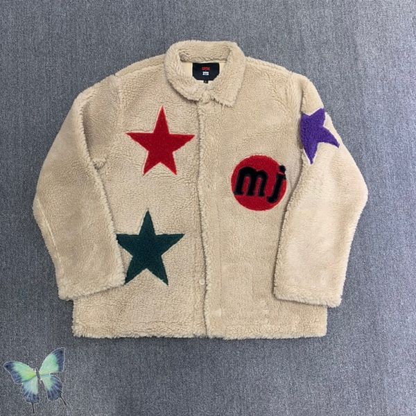 

lamb wool coat thickened fluff embroidery high street button jacket, Black;brown