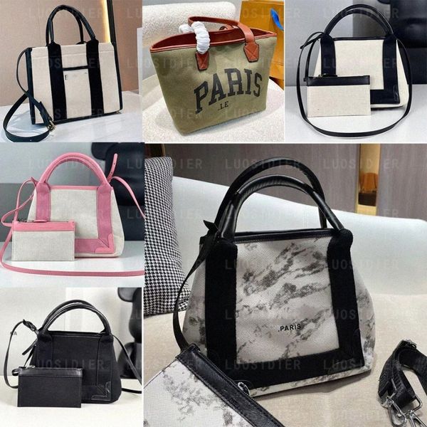 

navy cabas hardware large tote bag navy cabas in light beige cotton canvas and black smooth calfshin everyday east-west cities paris jumbo s