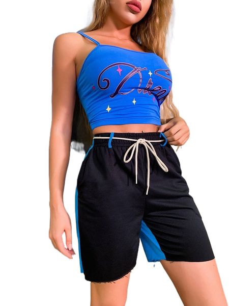 

meysi kim raw hem two tone belted shorts d0iu#, White;black
