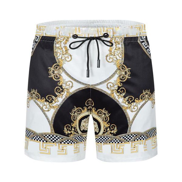 

2022 new designer shorts luxury men's fashion color print printed shorts men and women beachpants pants218l, White;black
