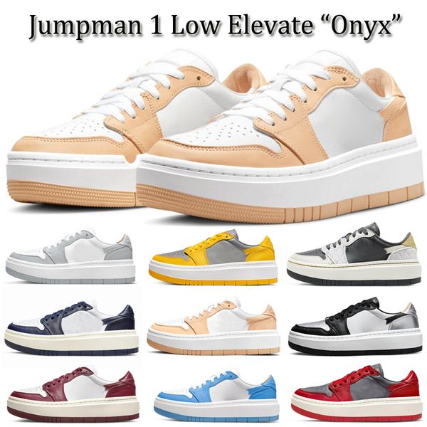 

new wolf low jumpman 1s light bone midnight navy casual shoes navy elevate platform men women onyx silver toe team red yellow and grey sneak