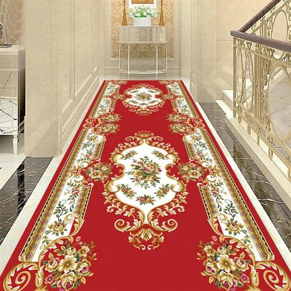 

european living room carpet parlor hall floor mat household porch el corridor long rug non slip customized size276d