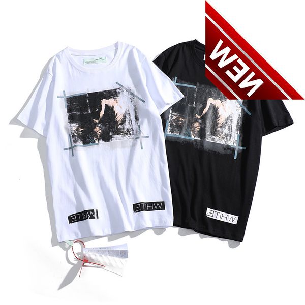 

50%discount sleeve chao brand style short off religious t-shirt summer men's casual factory direct sale, White;black