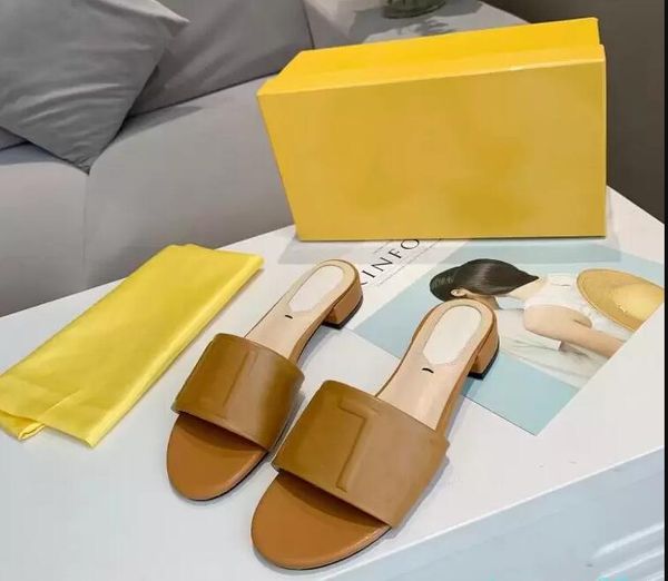 

designer- women fashion low sandal summer leather slides flats letter sandals ladies beach flip flops ladies comfort walking shoes, Black