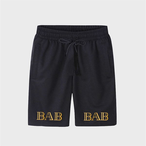 

designer men's plus size shorts summer casual pants sport fashion printed cotton black and white short loose large asian size m-6xl 348