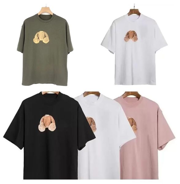 

designers bear men women t shirt clothes mens womens t-shirt short sleeve clothing sport shirts broken bears t-shirts sweatshirt asian size, White;black