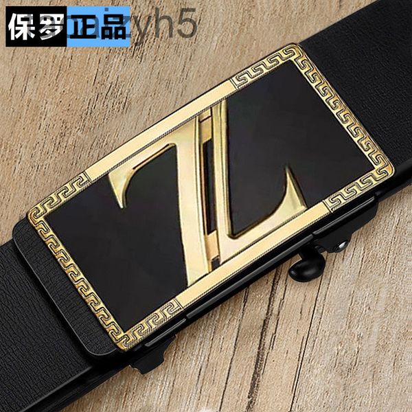 

belts designer beltpaul's new men's personalized letter leisure leather automatic buckle fashion business formal pants m74a, Black;brown