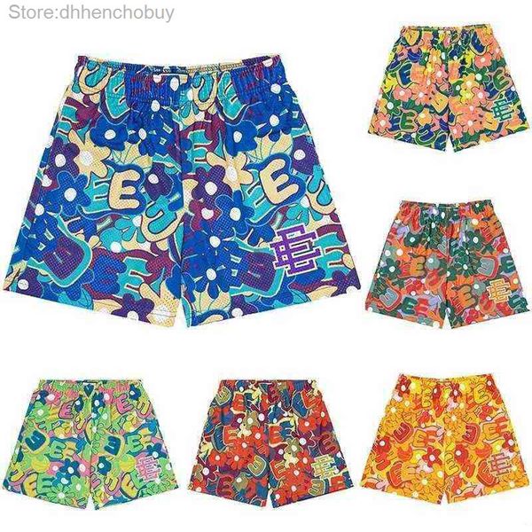 

eric emanuel ee basic short new york city skyline 2021 new men's fitness exercise shorts breathable mesh casual colorful print couple c, White;black