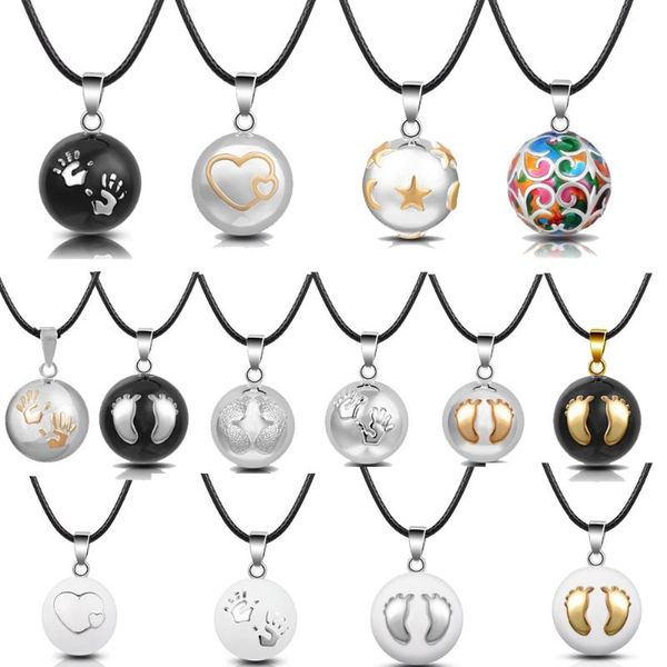 Подвесные ожерелья Eudora Harmony Ball Ожерелье беременность Чиме Mexcian Bola Pendants для женщин.