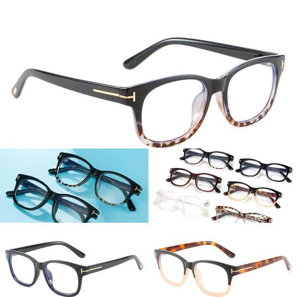 

50% discount tom brand design tf anti-blue light women men 2022 trendy rectangle transparent oculos, White;black