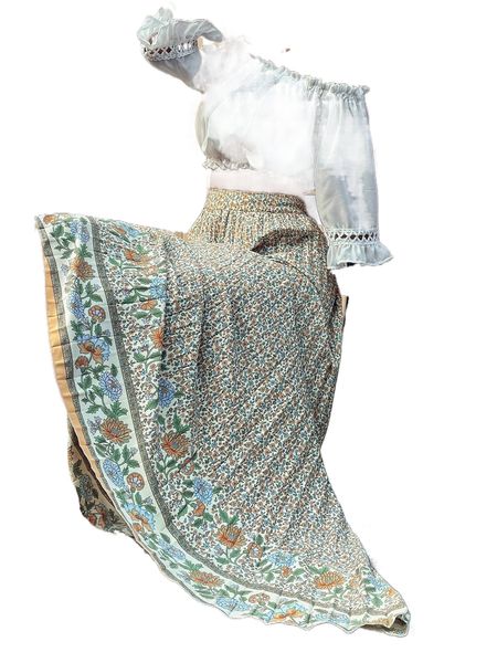 

ditsy floral pleated skirt l3zi#, Black