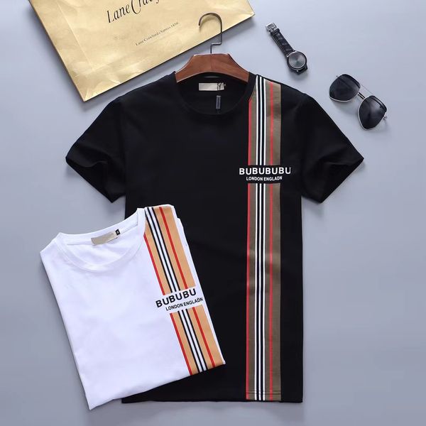 Erkekler Tasarımcı Tişörtleri Yaz Kısa Kollu Tees Mektup Baskı Baskısı Sıradan Erkek Lüks Giysiler 2 Renk 5 Styles Çiftler Nefes Alabilir Su Geçirmez
