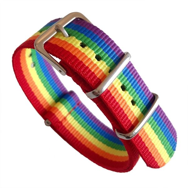 50 Peças LGBT Rainbow Bracelet Love Lesbian Gay Pride Pulseira Genderqueer Bissexual Pansexual Assexual 220414