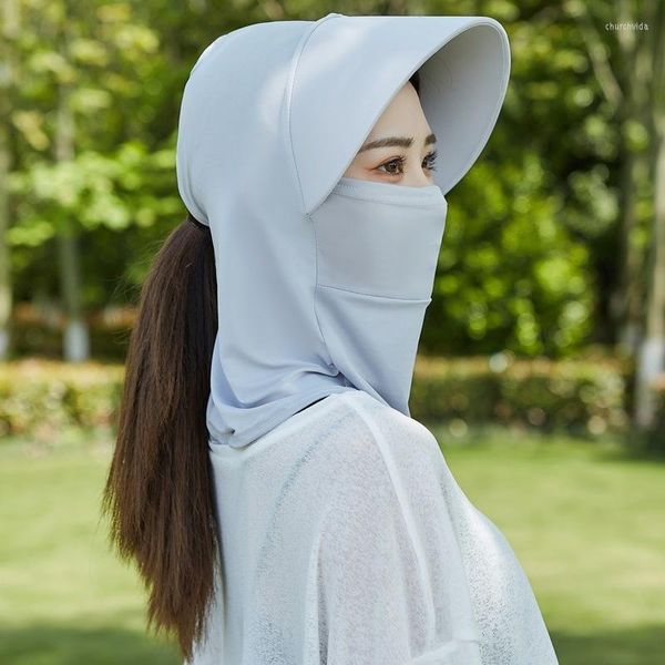 Geniş Memlu Şapkalar Kadın Güneşlik Kadın Sivrisinek Kanıtı Yüz Kapak Binicilik Büyük Kenar Maskesi Plastik Güneş Vizör Şapkası Ultraviyolewide Widewide Chur22
