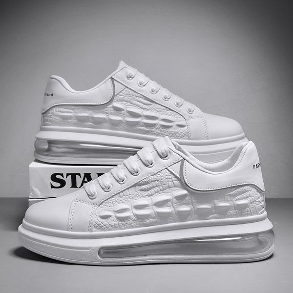 

chunky sneakers spring mens shoes sport for men luxury brand designer white men s zapatos deportivos a1 08 220811, Black