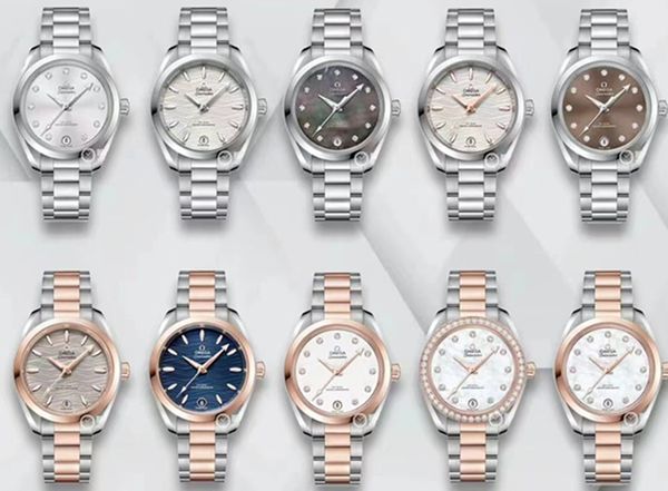 VS Montre De Luxe Herrenuhren 34 mm 8800 automatisches mechanisches Uhrwerk Stahlgehäuse Diamantuhr Designeruhren Armbanduhren
