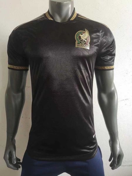 

haveluxury 2022 2023 player version mexico soccer jerseys special edition concacaf gold cup camisetas 22 23 chicharito lozano dos santos gua, Black