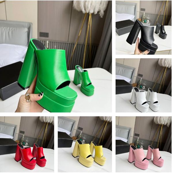 

casual shoes women high heel sandals designer luxury slides summer classic leather mizza lady webbing pointed outdoor, Black