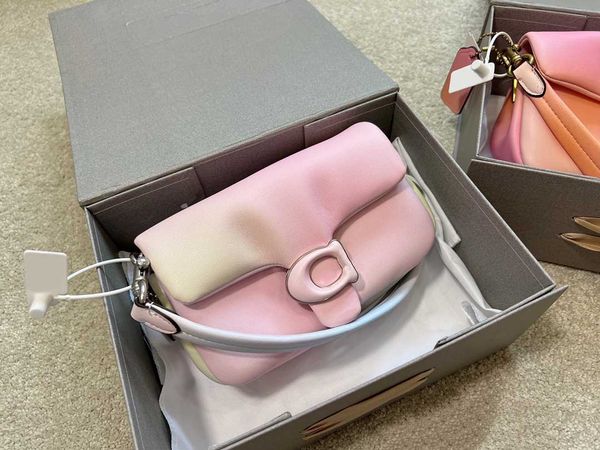 

tz girl tabby pillow bag round rumbling very cute sheepskin material star with the same paragraph underarm bag designer gradient color cloud