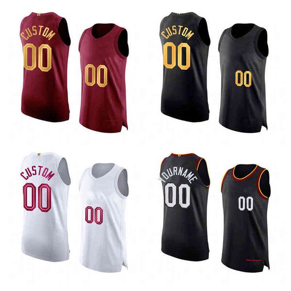 

custom authentic player version stitched basketball jerseys james love allen rubio markkanen osman mobley garland okoro sexton windler steve, Black