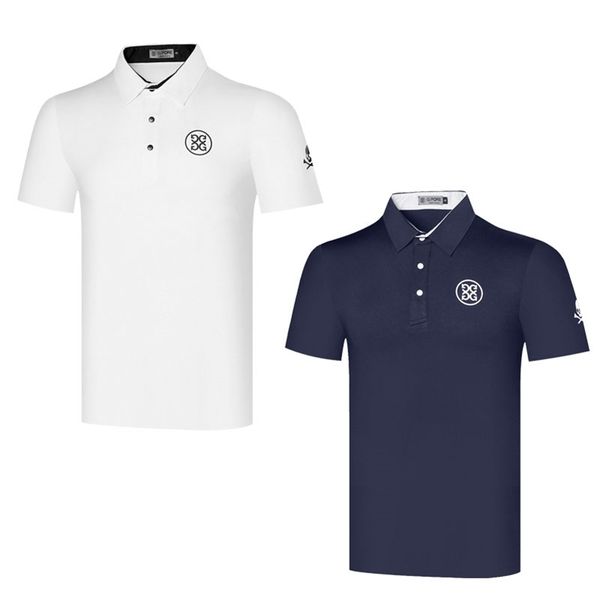 

golf apparel men's spring/summer golf t-shirt comfortable breathable quick-drying golf t-shirt 220707, Black;blue