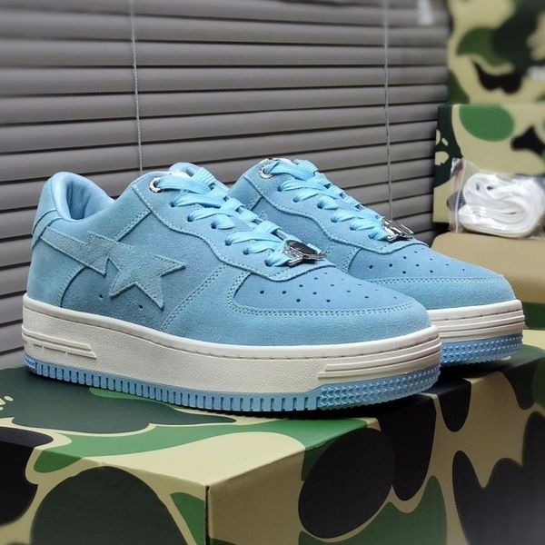 

2022 designer shoes men women bapesta sneakers new color sta luxury outdoor low help casual shoes size:35-45, Black