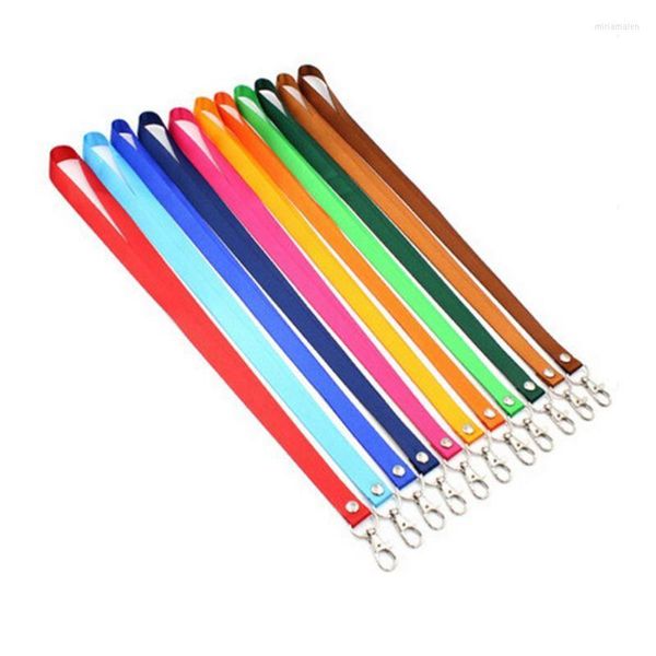 Schlüsselanhänger 1 stücke Schule Keychain Riemen Seil Handy Halsband Lanyard für ID-Karte Schlüsselanhänger DIY Hängen Miri22