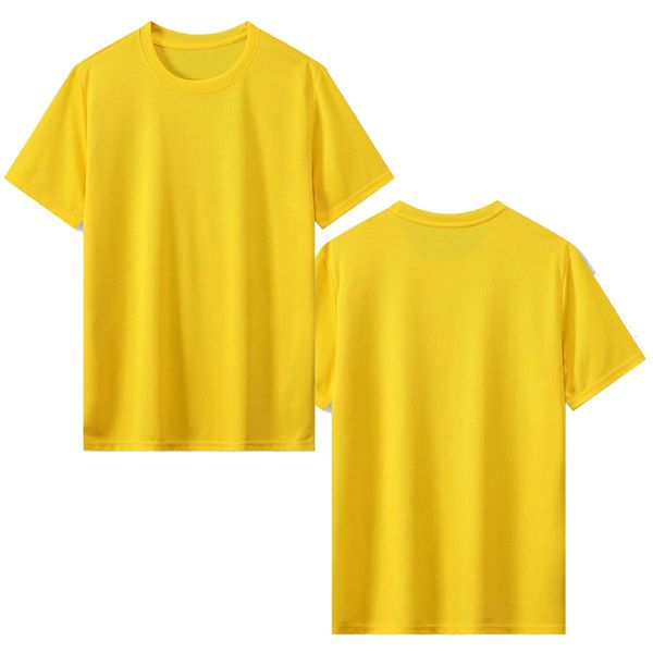 

latest fashion quick dry crewneck mens soccer jerseys yellow short sleeve t-shirts tzcp0022, Black;yellow
