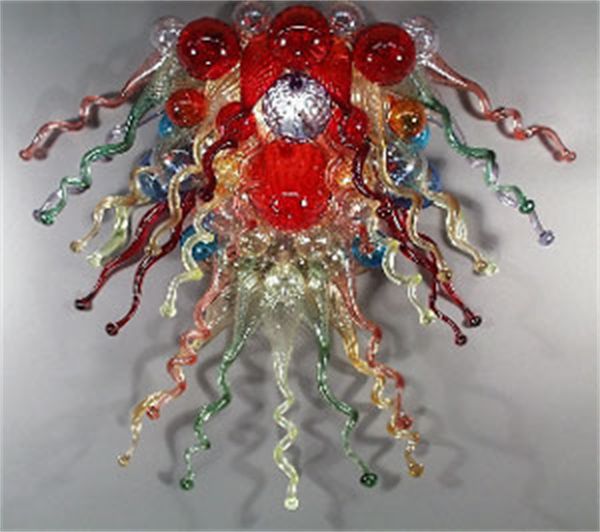 

blown glass kitchen chandelier mulctiolor hand made lamp diy color and shape home lighting