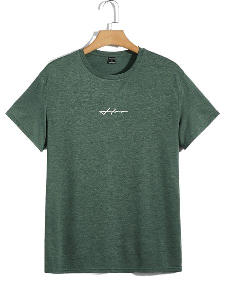 

men letter graphic tee r26r#, White;black