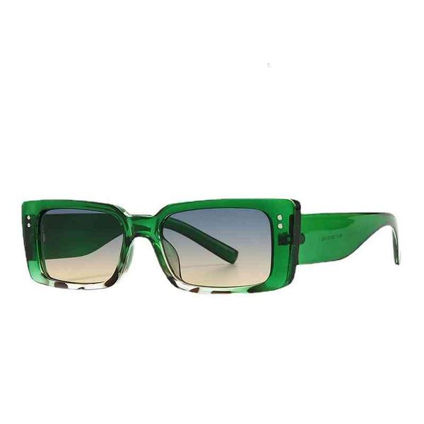 

sunglasses ins wind street modern box narrow rivet ldi3, White;black
