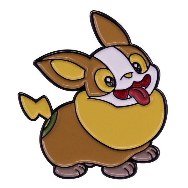 

anime sword and shield call wang enamel pins collect cute dog metal cartoon brooch backpack hat bag collar lapel badges, Blue