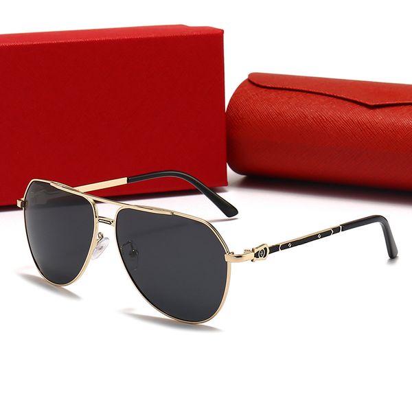

luxury men's polarized carter sunglasses driving sun glasses for men women brand designer male vintage black pilot sunglasses uv400, White;black