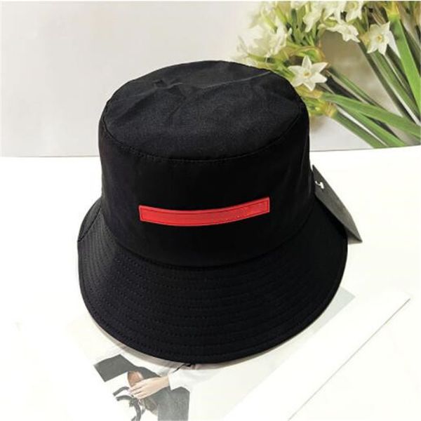 

designers wide brim hats bucket hat men's and women's fisherman cap leisure fashion sunshade 2 colors, Blue;gray