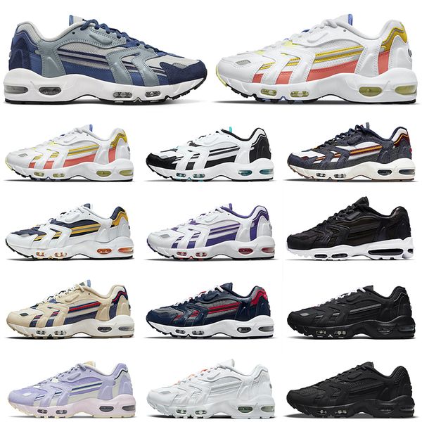 

96 ii men running shoes 96s triple white black mystic navy usa beach pure platinum womens mens trainers outdoor sports sneakers walking jogg
